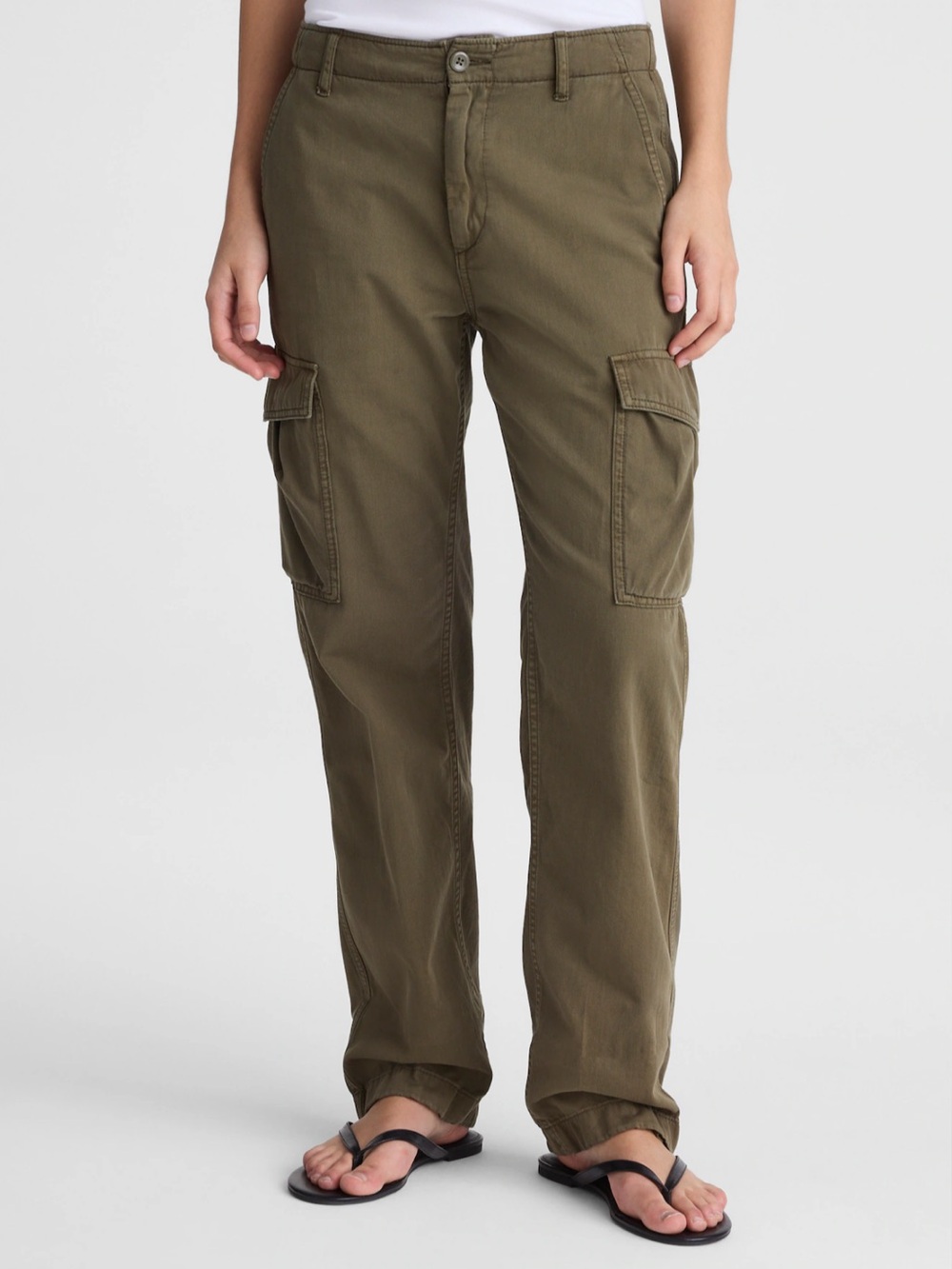 Madewell Relaxed Cargo Pants Faded Ivy Green Size 23 OB120